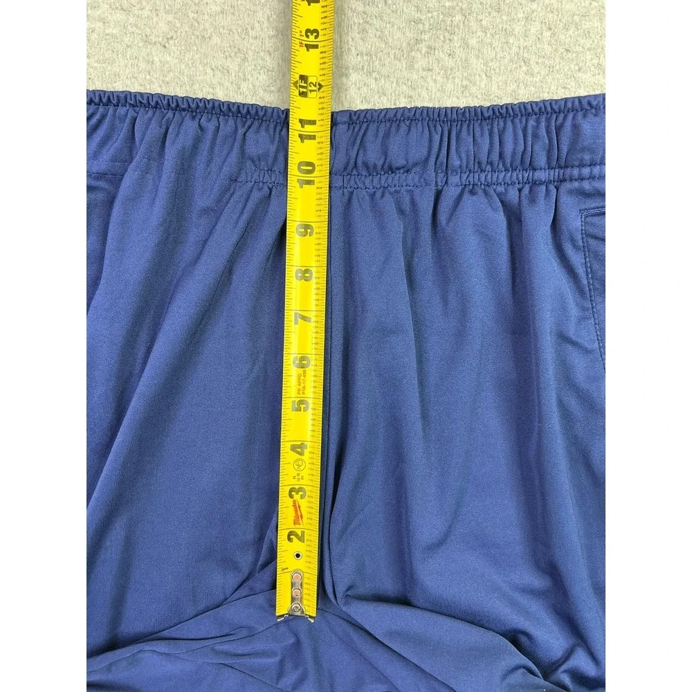 Nike Dri-FIT‎ Shorts Boys XL Navy Blue Athletic Training Basketball Swoosh Logo